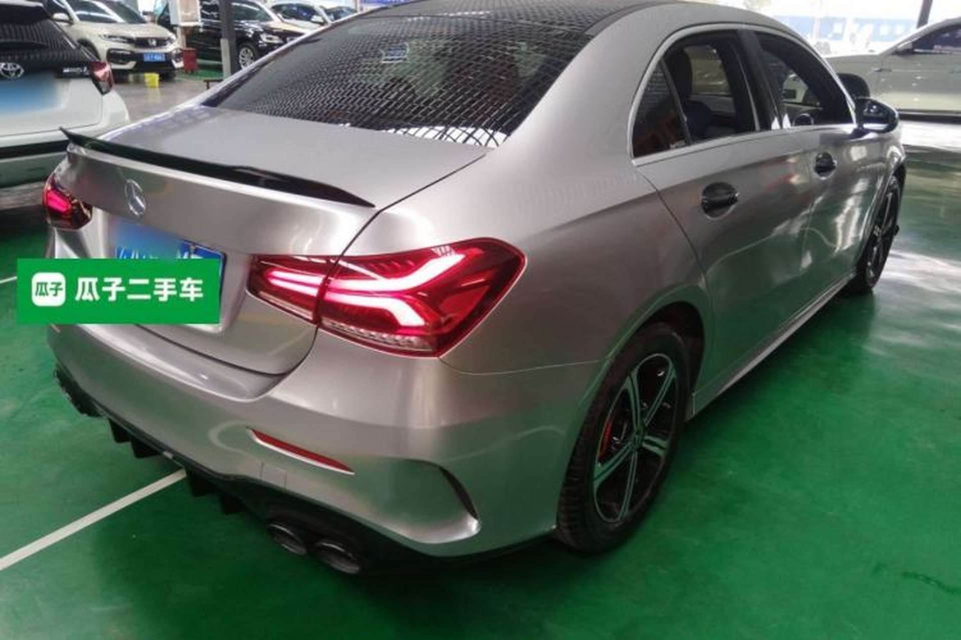Used Mercedes-Benz A-Class 2022 Revised Version A 200 L Sport Sedan Fashionable Style Rear Right 45 Deg