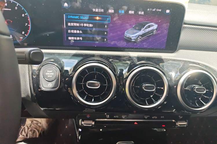 Used Mercedes-Benz A-Class 2022 Restyled A 180 L Sport Sedan Audio And AC Panel