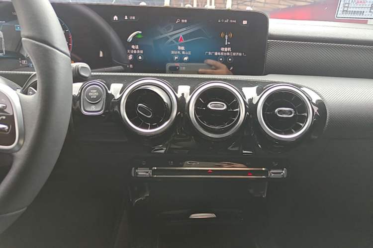 Used Mercedes-Benz A-Class 2022 Restyled A 180 L Sport Sedan Audio And AC Panel