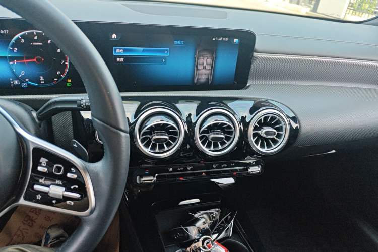 Used Mercedes-Benz A-Class 2022 Restyled A 180 L Sport Sedan Audio And AC Panel
