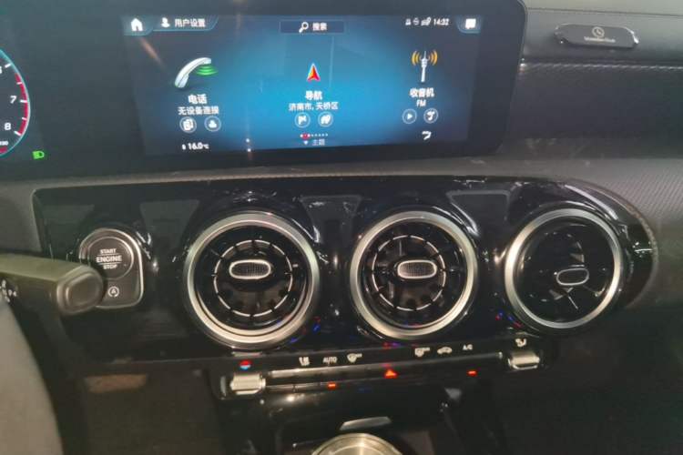 Used Mercedes-Benz A-Class 2022 Restyled A 200 L Sport Sedan Dynamic Version Audio And AC Panel