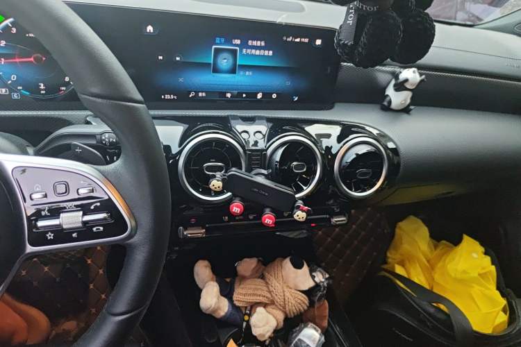 Used Mercedes-Benz A-Class 2022 Restyled A 180 L Sport Sedan Audio And AC Panel