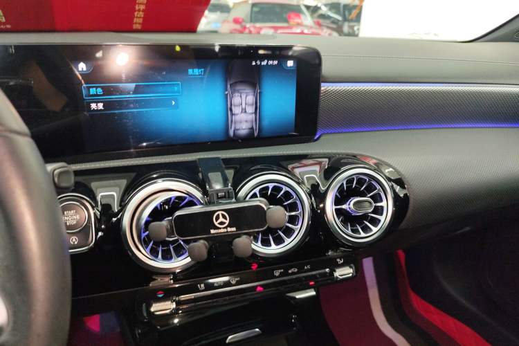 Used Mercedes-Benz A-Class 2022 Restyled A 180 L Sport Sedan Audio And AC Panel