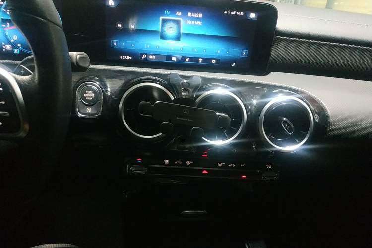 Used Mercedes-Benz A-Class 2022 Restyled A 180 L Sport Sedan Audio And AC Panel