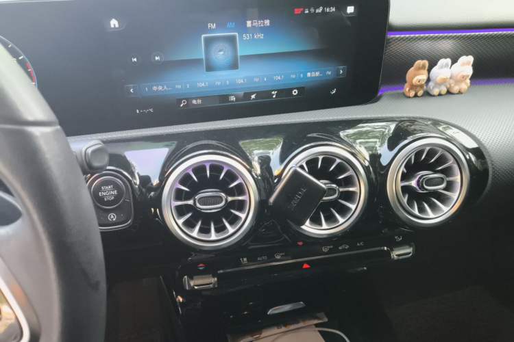 Used Mercedes-Benz A-Class 2022 A 180 L Sport Sedan Audio And AC Panel
