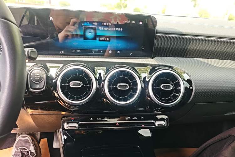 Used Mercedes-Benz A-Class 2022 Restyled A 200 L Sport Sedan Dynamic Version Audio And AC Panel