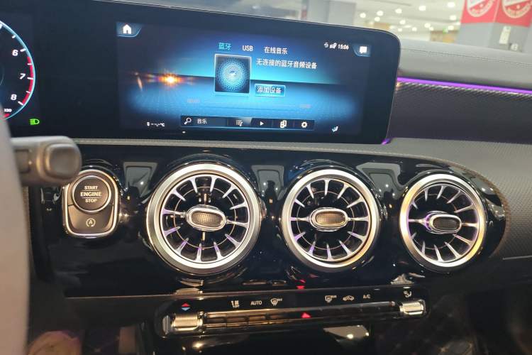 Used Mercedes-Benz A-Class 2022 Restyled A 200 L Sport Sedan Dynamic Version Audio And AC Panel