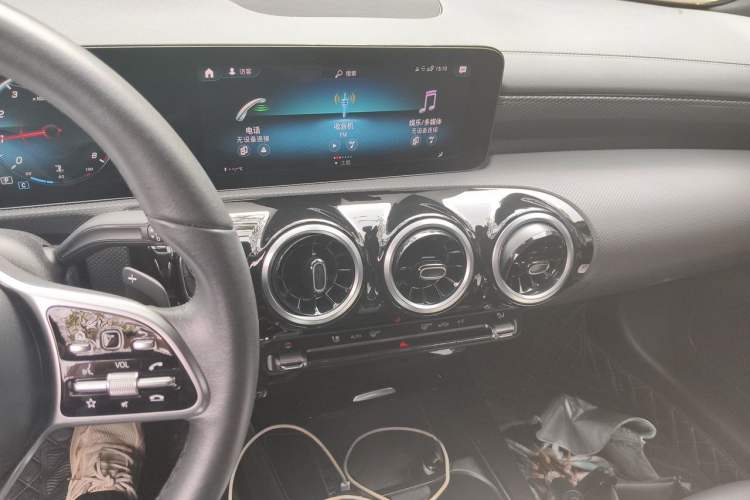 Used Mercedes-Benz A-Class 2022 A 200 L Sport Sedan Dynamic Model Audio And AC Panel