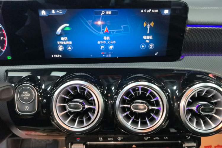 Used Mercedes-Benz A-Class 2022 Revised Version A 200 L Sport Sedan Fashionable Style Audio And AC Panel