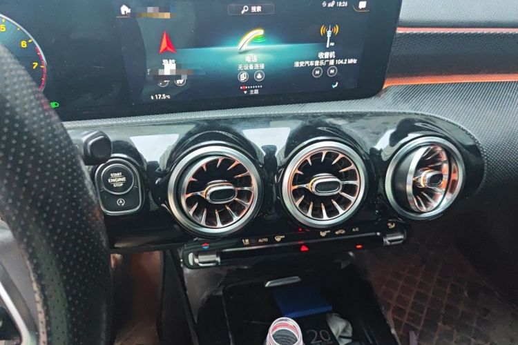 Used Mercedes-Benz A-Class 2022 Restyled A 200 L Sport Sedan Dynamic Version Audio And AC Panel