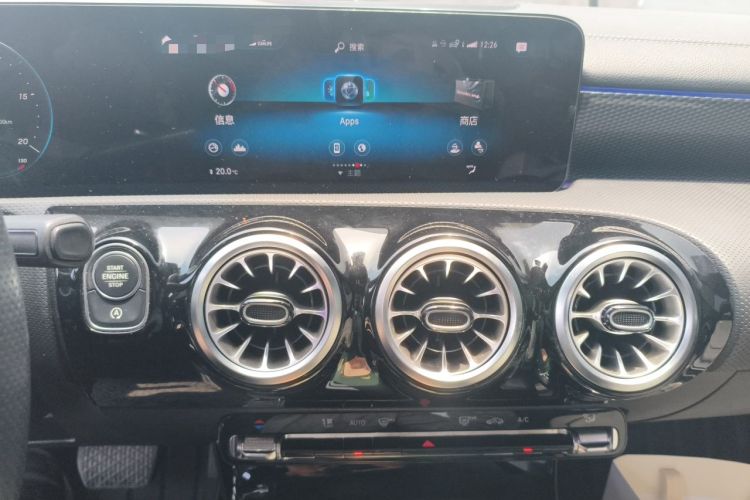 Used Mercedes-Benz A-Class 2022 Second Facelift A 200 L Sport Sedan Fashion Version Audio And AC Panel