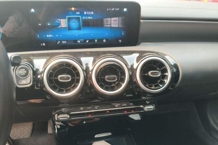 Used Mercedes-Benz A-Class 2022 Restyled A 180 L Sport Sedan Audio And AC Panel