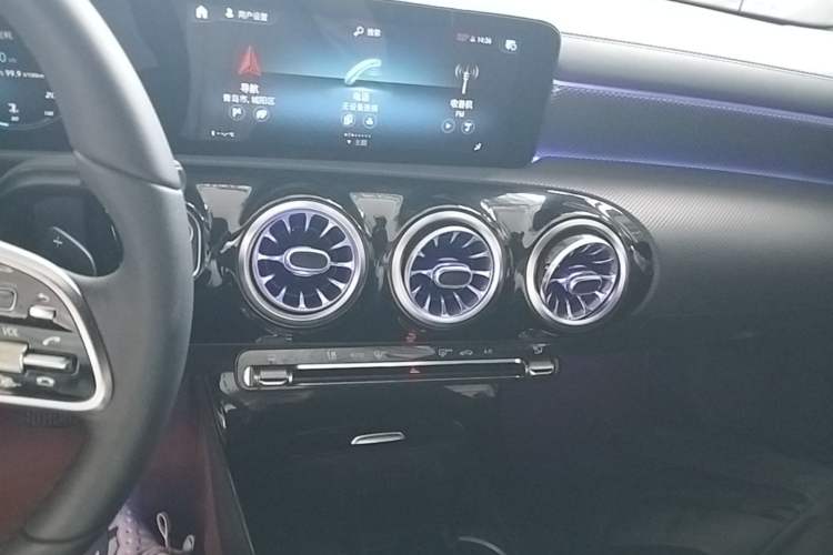 Used Mercedes-Benz A-Class 2022 Restyled A 180 L Sport Sedan Audio And AC Panel