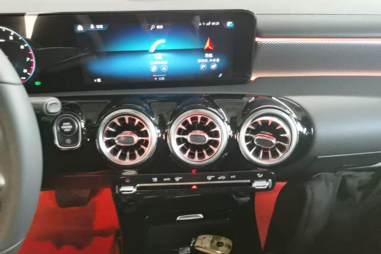 Used Mercedes-Benz A-Class 2022 Restyled A 180 L Sport Sedan Audio And AC Panel