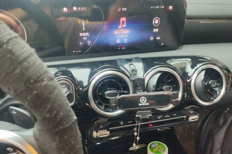 Used Mercedes-Benz A-Class 2022 Restyled A 200 L Sport Sedan Dynamic Version Audio And AC Panel