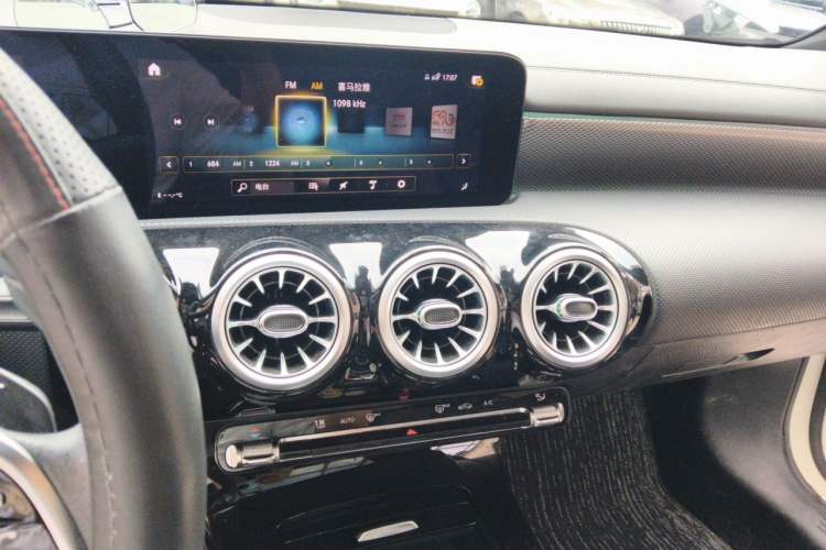 Used Mercedes-Benz A-Class 2022 Restyled A 180 L Sport Sedan Audio And AC Panel