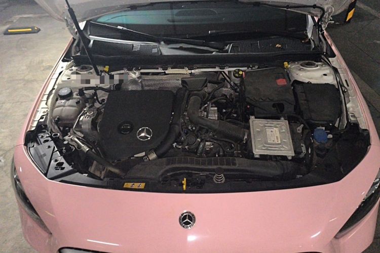 Used Mercedes-Benz A-Class 2022 Second Facelift A 200 L Sport Sedan Fashion Version Engine Bay