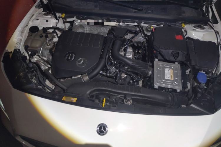 Used Mercedes-Benz A-Class 2022 Second Facelift A 200 L Sport Sedan Fashion Version Engine Bay