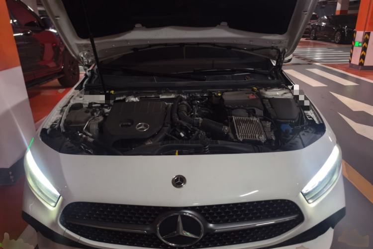 Used Mercedes-Benz A-Class 2022 Second Facelift A 200 L Sport Sedan Fashion Version Engine Bay