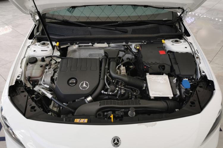 Used Mercedes-Benz A-Class 2022 Second Facelift A 200 L Sport Sedan Fashion Version Engine Bay