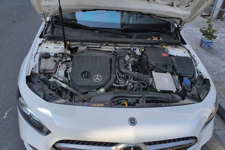Used Mercedes-Benz A-Class 2022 A 200 L Sport Sedan Fashion Model Engine Bay