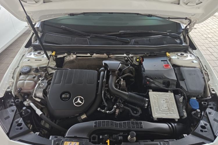 Used Mercedes-Benz A-Class 2022 Second Facelift A 200 L Sport Sedan Fashion Version Engine Bay