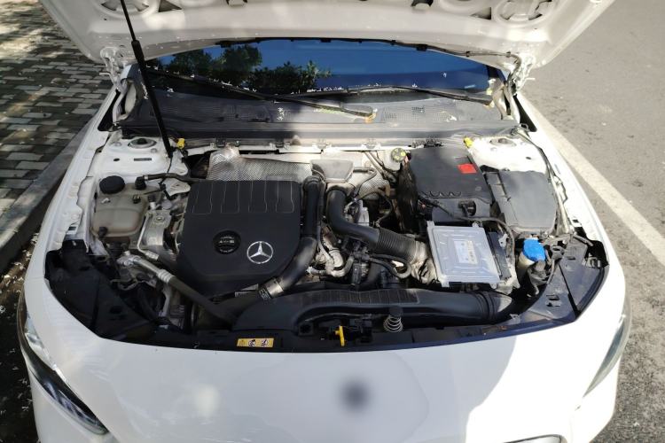 Used Mercedes-Benz A-Class 2022 Second Facelift A 200 L Sport Sedan Fashion Version Engine Bay