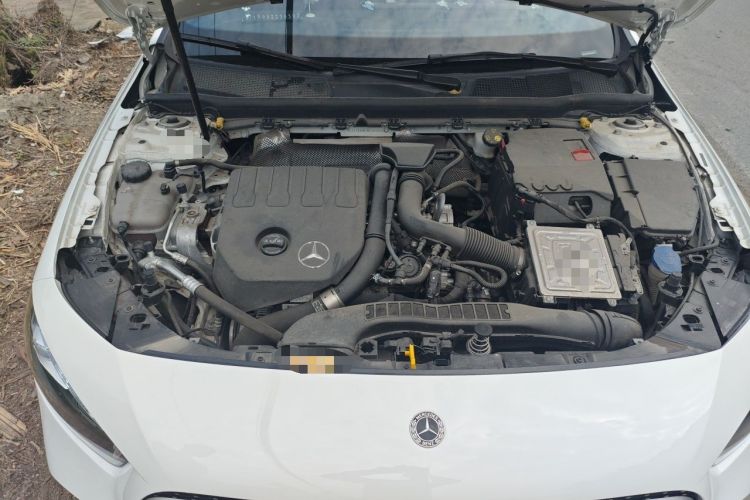 Used Mercedes-Benz A-Class 2022 Second Facelift A 200 L Sport Sedan Fashion Version Engine Bay