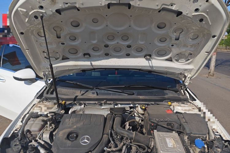 Used Mercedes-Benz A-Class 2022 Second Facelift A 200 L Sport Sedan Fashion Version Engine Bay
