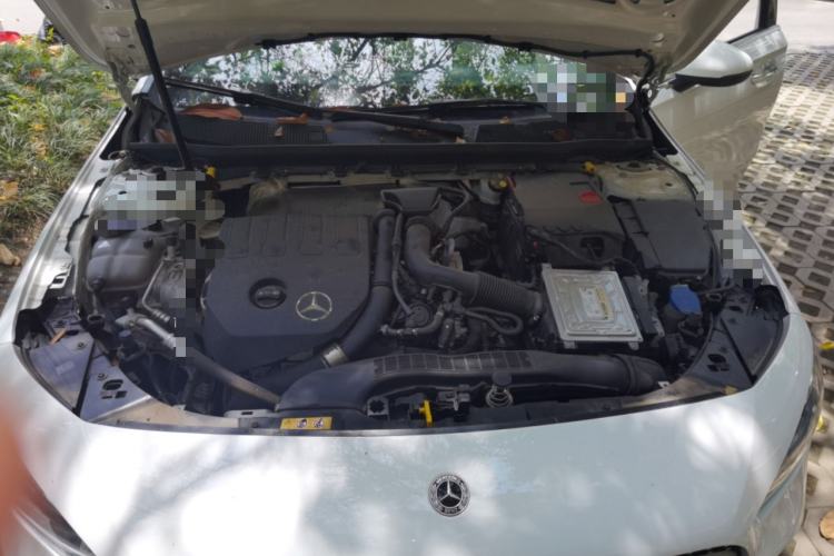 Used Mercedes-Benz A-Class 2022 Second Facelift A 200 L Sport Sedan Fashion Version Engine Bay