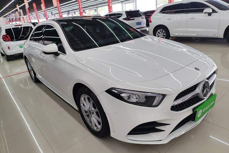 Used Mercedes-Benz A-Class 2022 A 200 L Sport Sedan Dynamic Model Front Right 45 Deg