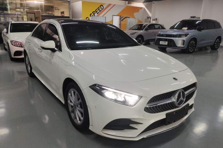 Used Mercedes-Benz A-Class 2022 Restyled A 200 L Sport Sedan Fashion Version Front Right 45 Deg