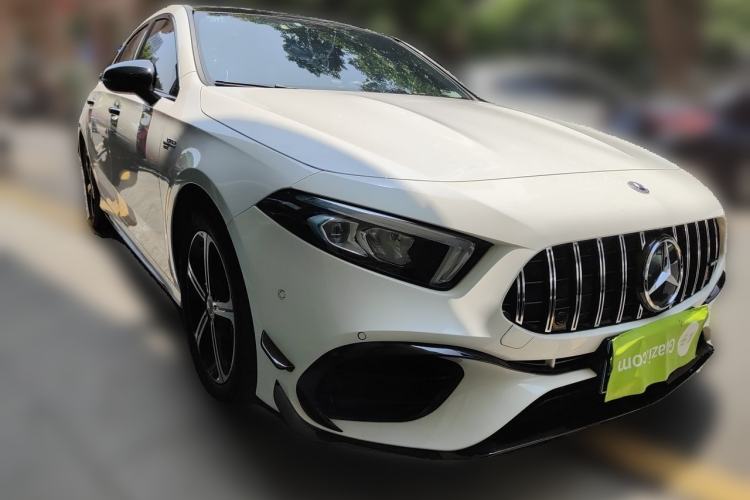 Used Mercedes-Benz A-Class 2022 Second Facelift A 200 L Sport Sedan Fashion Version Front Right 45 Deg