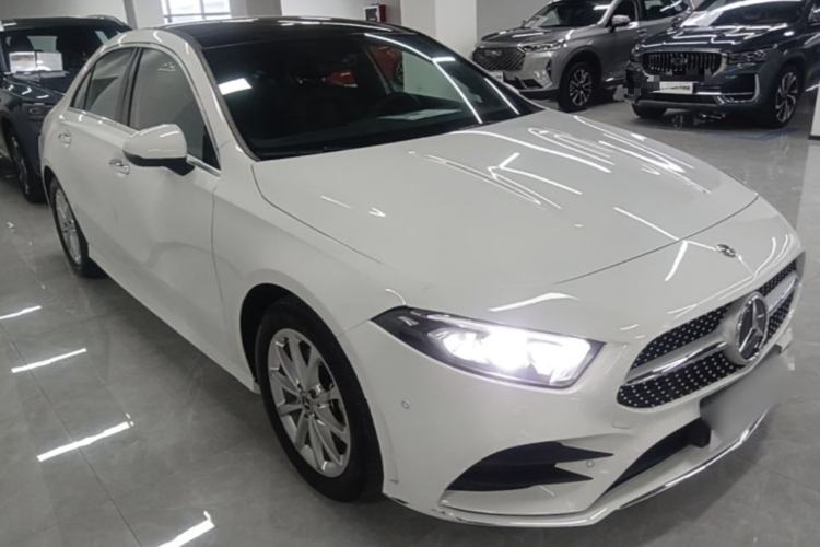 Used Mercedes-Benz A-Class 2022 Restyled A 200 L Sport Sedan Dynamic Version Front Right 45 Deg