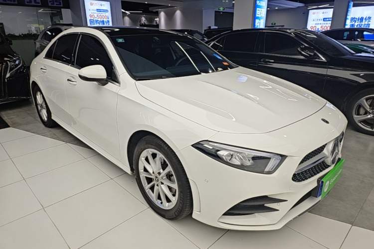Used Mercedes-Benz A-Class 2022 Restyled A 200 L Sport Sedan Fashion Version Front Right 45 Deg