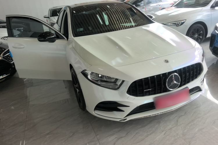 Used Mercedes-Benz A-Class 2022 A 180 L Sport Sedan Front Right 45 Deg