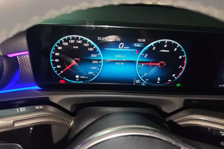 Used Mercedes-Benz A-Class 2022 A 200 L Sport Sedan Dynamic Model Instrument Cluster
