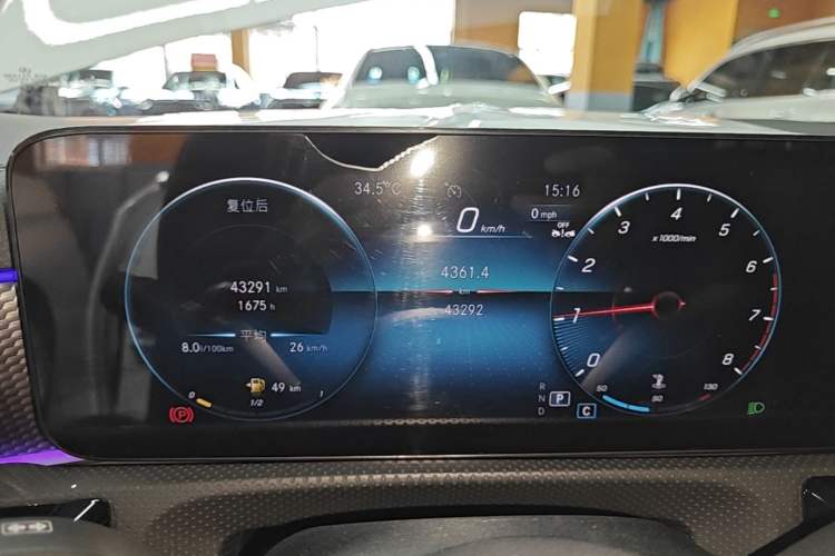 Used Mercedes-Benz A-Class 2022 Revised Version A 200 L Sport Sedan Fashionable Style Instrument Cluster