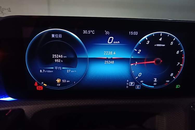 Used Mercedes-Benz A-Class 2022 Restyled A 200 L Sport Sedan Fashion Version Instrument Cluster