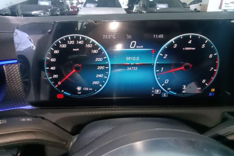 Used Mercedes-Benz A-Class 2022 Second Facelift A 200 L Sport Sedan Fashion Version Instrument Cluster