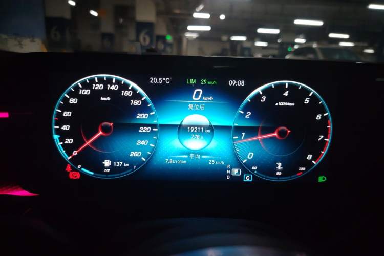 Used Mercedes-Benz A-Class 2022 Second Facelift A 200 L Sport Sedan Fashion Version Instrument Cluster