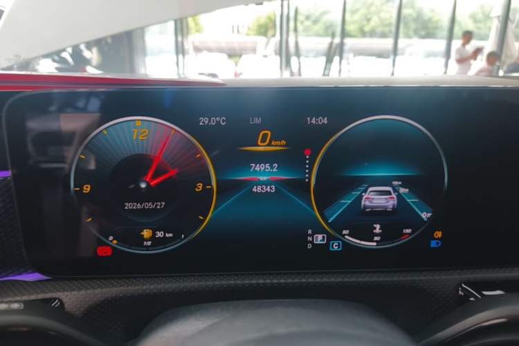 Used Mercedes-Benz A-Class 2022 Second Facelift A 200 L Sport Sedan Fashion Version Instrument Cluster