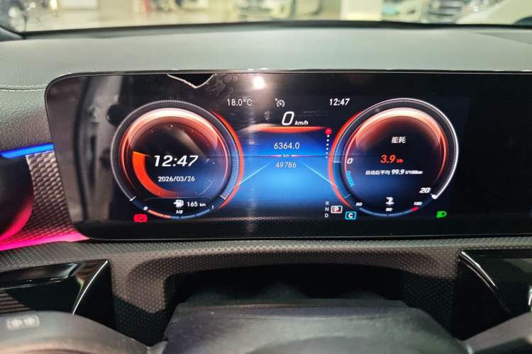 Used Mercedes-Benz A-Class 2022 Second Facelift A 200 L Sport Sedan Fashion Version Instrument Cluster