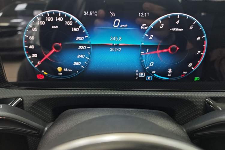 Used Mercedes-Benz A-Class 2022 Restyled A 200 L Sport Sedan Dynamic Version Instrument Cluster