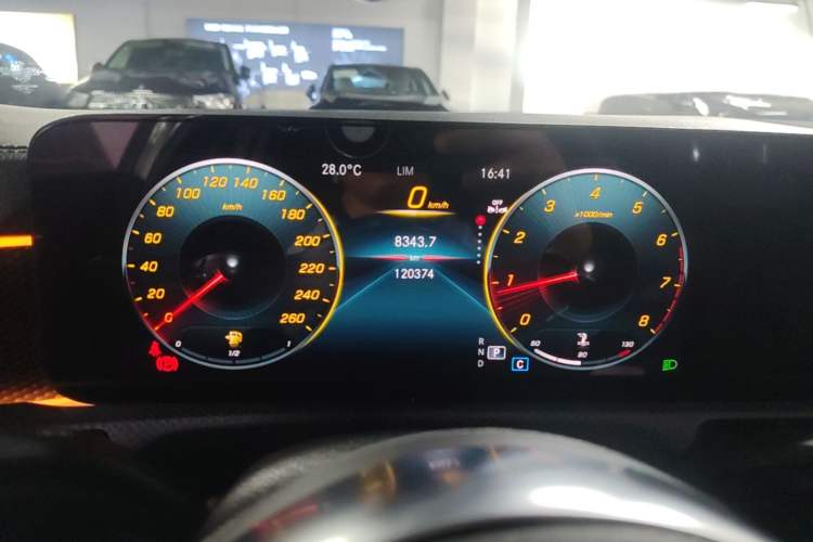 Used Mercedes-Benz A-Class 2022 A 200 L Sport Sedan Fashion Model Instrument Cluster