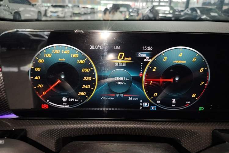 Used Mercedes-Benz A-Class 2022 Revised Version A 200 L Sport Sedan Fashionable Style Instrument Cluster