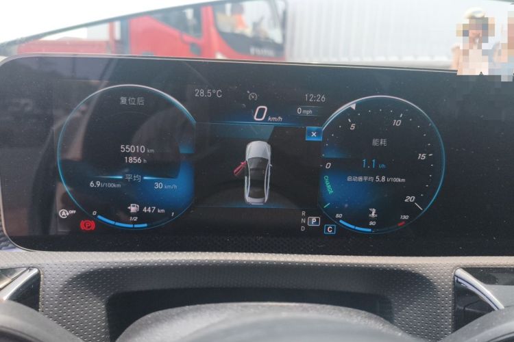 Used Mercedes-Benz A-Class 2022 Second Facelift A 200 L Sport Sedan Fashion Version Instrument Cluster
