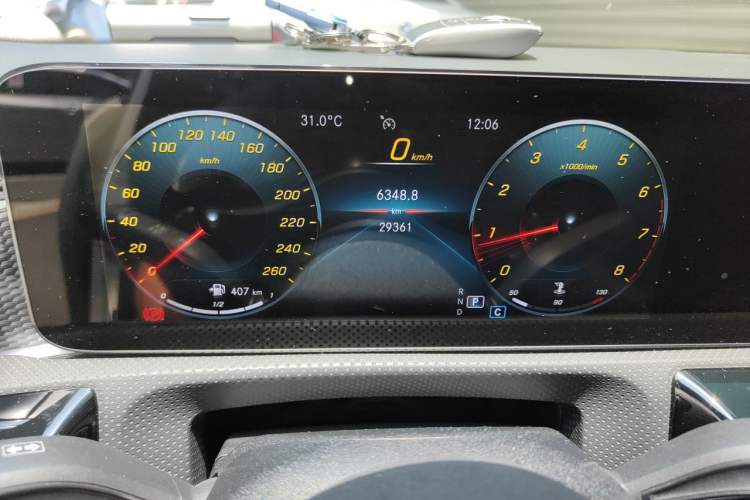 Used Mercedes-Benz A-Class 2022 Second Facelift A 200 L Sport Sedan Fashion Version Instrument Cluster