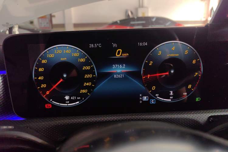 Used Mercedes-Benz A-Class 2022 Second Facelift A 200 L Sport Sedan Fashion Version Instrument Cluster