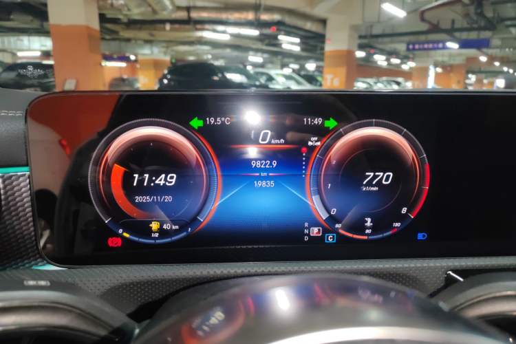 Used Mercedes-Benz A-Class 2022 Revised Version A 200 L Sport Sedan Fashionable Style Instrument Cluster